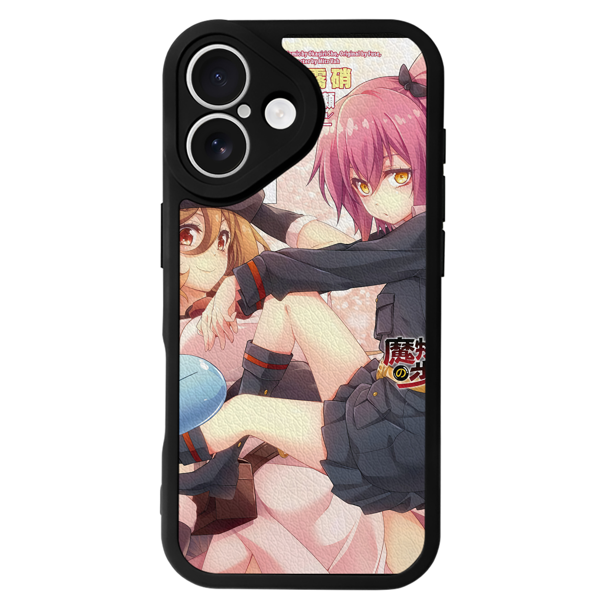 （画像用） 転スラ Regarding Reincarnated to Slime 【iPhone 16シリーズ対応】シリコンスマホケース（レザー調） 材質：シリコン